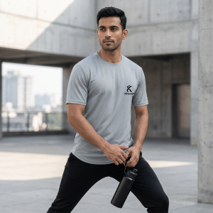 Khaazin AeroFlex™ Breathable Sports & Casual T-Shirt for Men